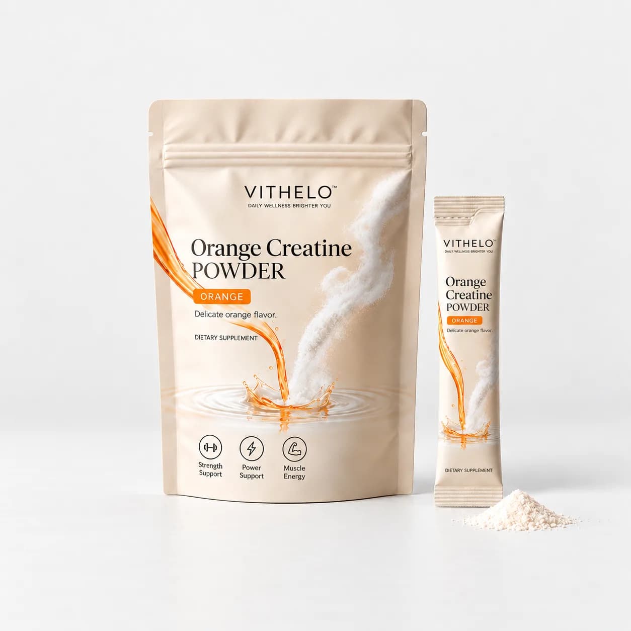 VITHELO powders product packaging